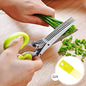 5-Layers Vegetable & Fruit Kitchen Scissor