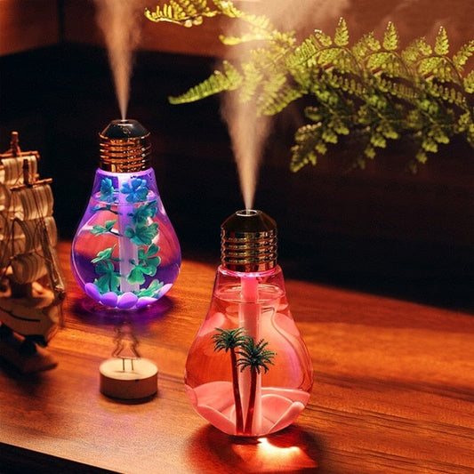 Bulb Humidifier And Diffuser Night Light Air freshener