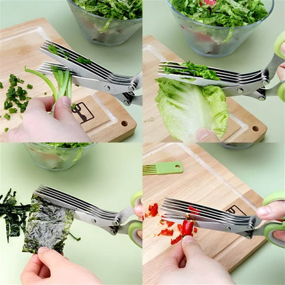 5-Layers Vegetable & Fruit Kitchen Scissor