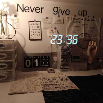 Modern Design 3D Digital Clock