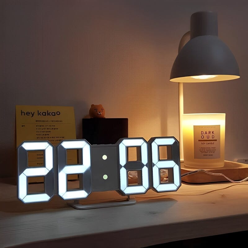 Modern Design 3D Digital Clock