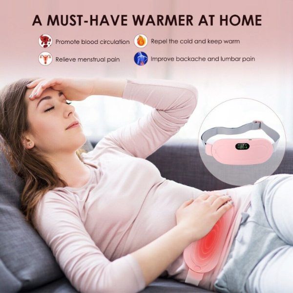 Period Cramps Heating And Vibrating Digital Period Pad.