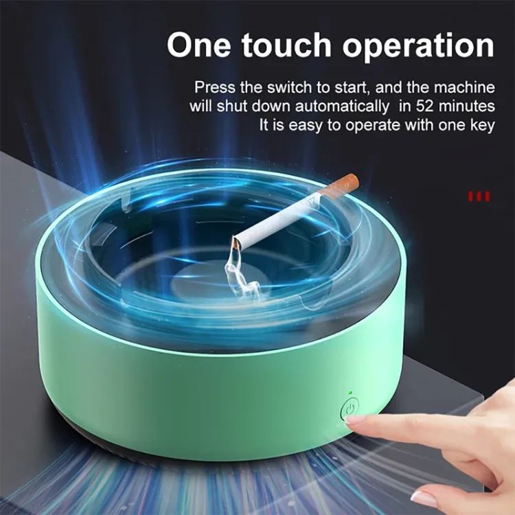 Ashtray with Air Purifier Features