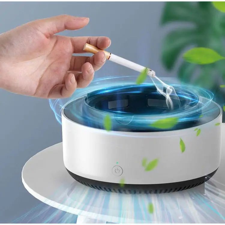 Ashtray with Air Purifier Features