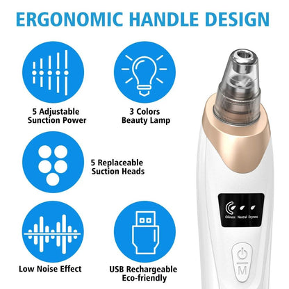 Facial Cleaner Derma Suction Device