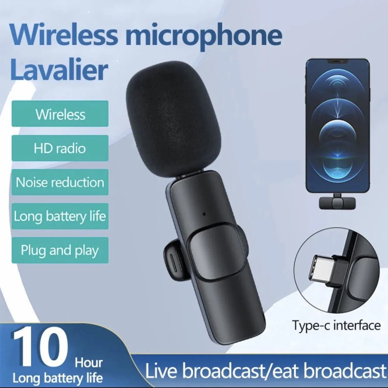 Wireless MIC K8 MICROPHONE